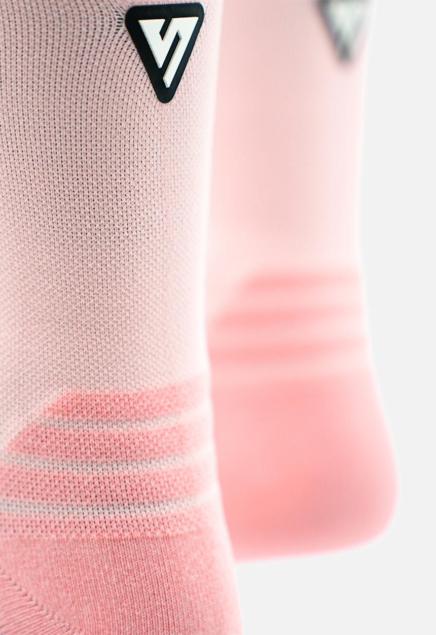 Versus - Classic Active Crew Tab Socks - Pastel Pink