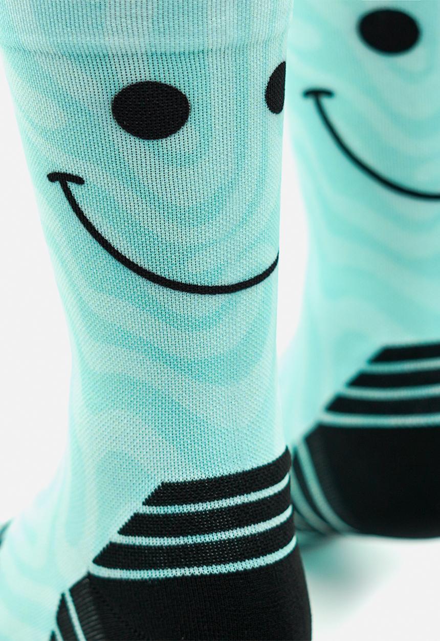 Versus - Bubblegum Smile Active Crew Socks - green