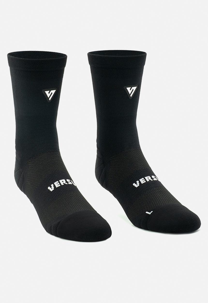 Versus - Classic Active Crew Tab Socks - Black