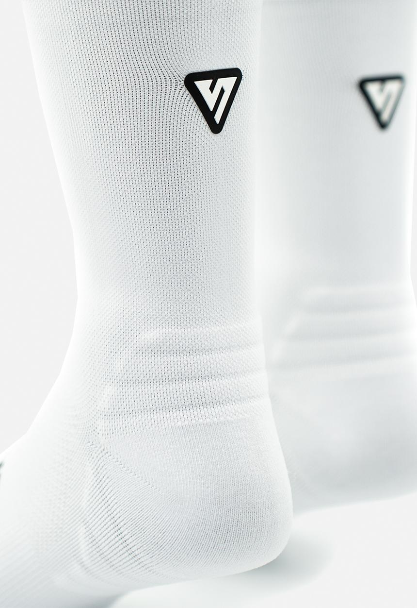 Versus - Classic Active Crew Tab Socks - White