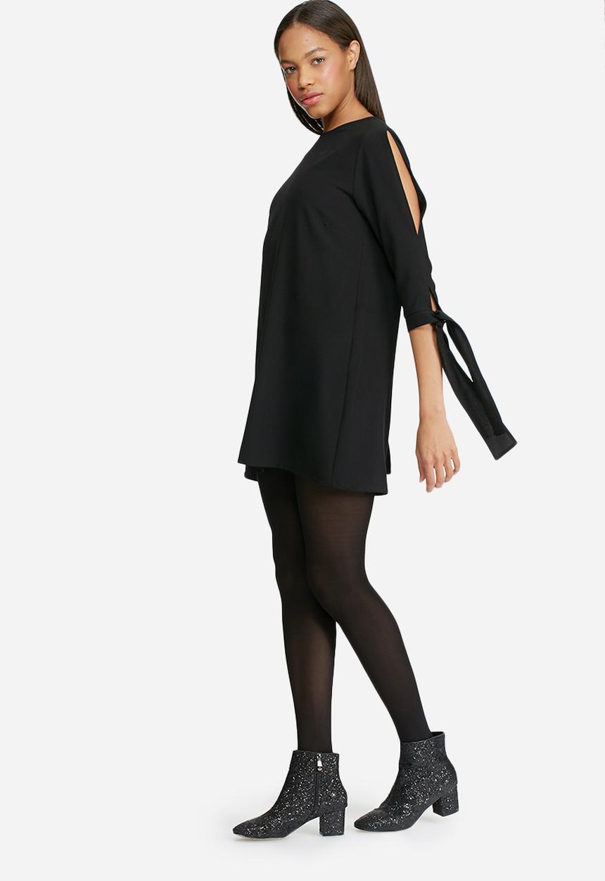 dailyfriday - Shift dress with sleeve tie