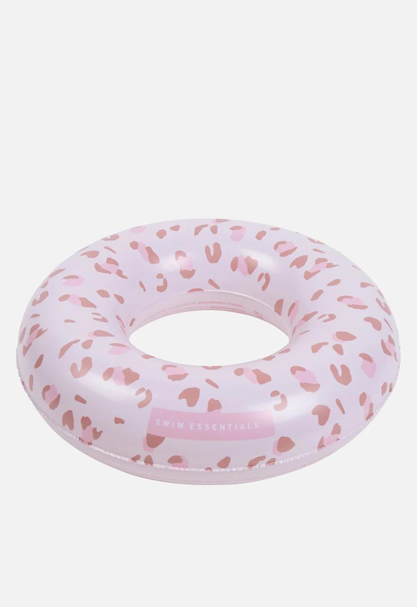 Swim Essentials - Swim Ring - Old Pink Leopard