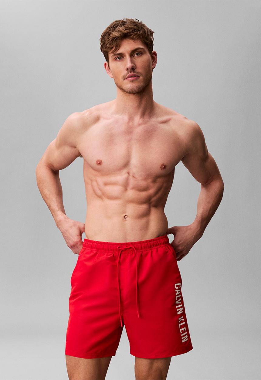 Calvin Klein - Drawstring Swimwear - Aged Redwood