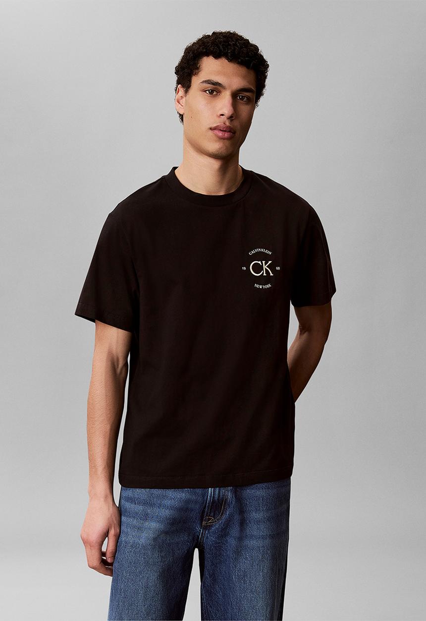 Calvin Klein - 20s april graphic seasonal fashion range - Black