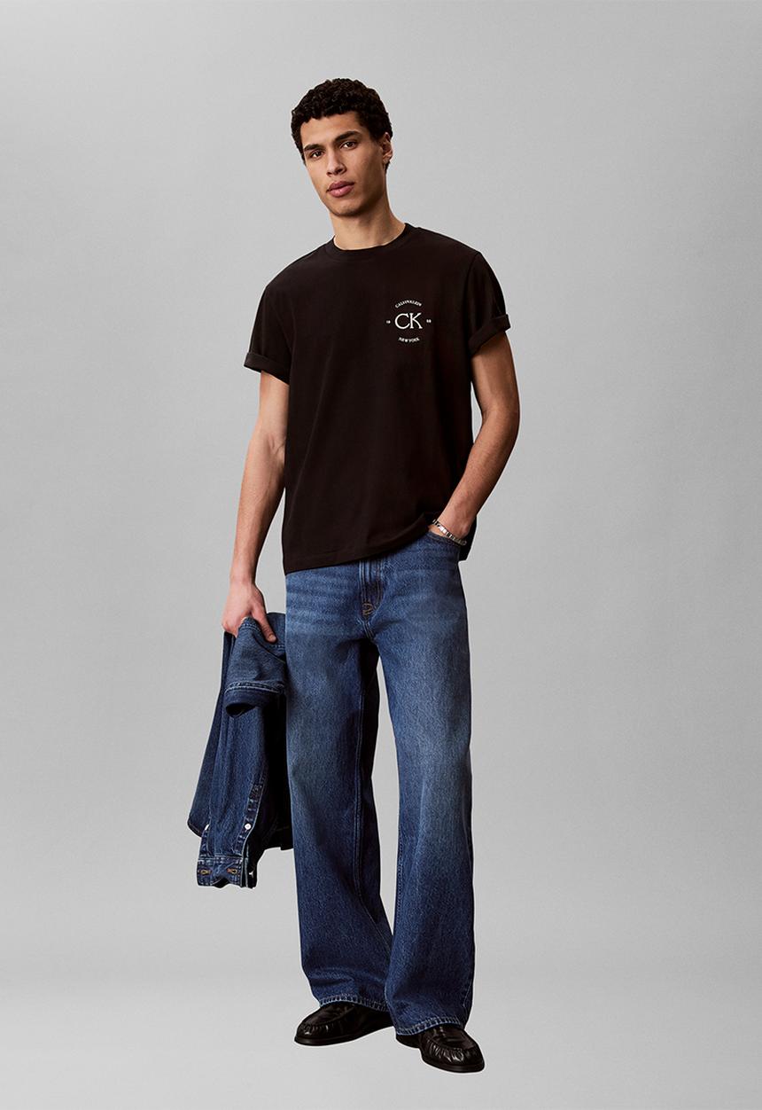Calvin Klein - 20s april graphic seasonal fashion range - Black