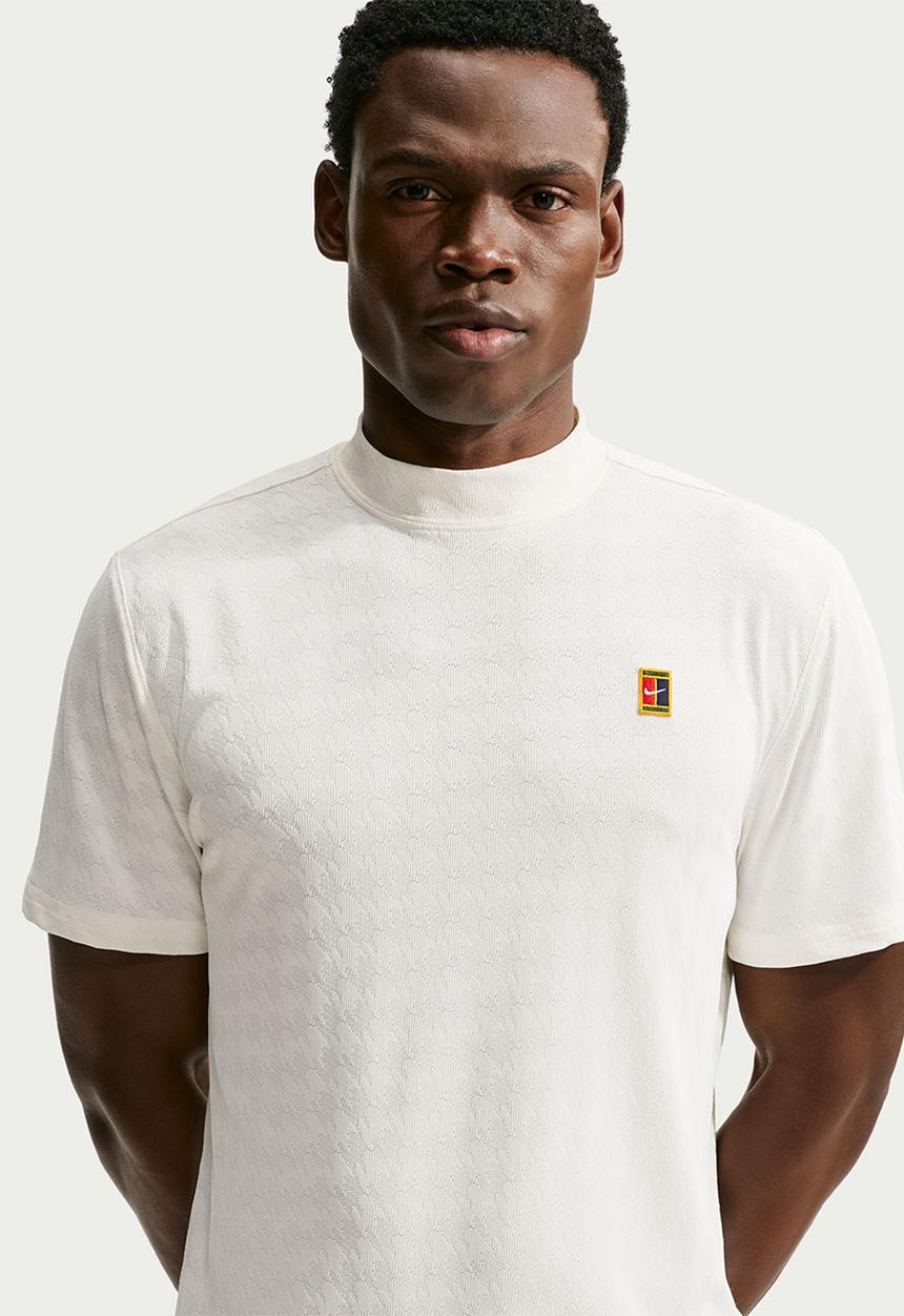 Nike - Club Rules Men's Aero-FIT Mock-Neck Top - Sail/Sail