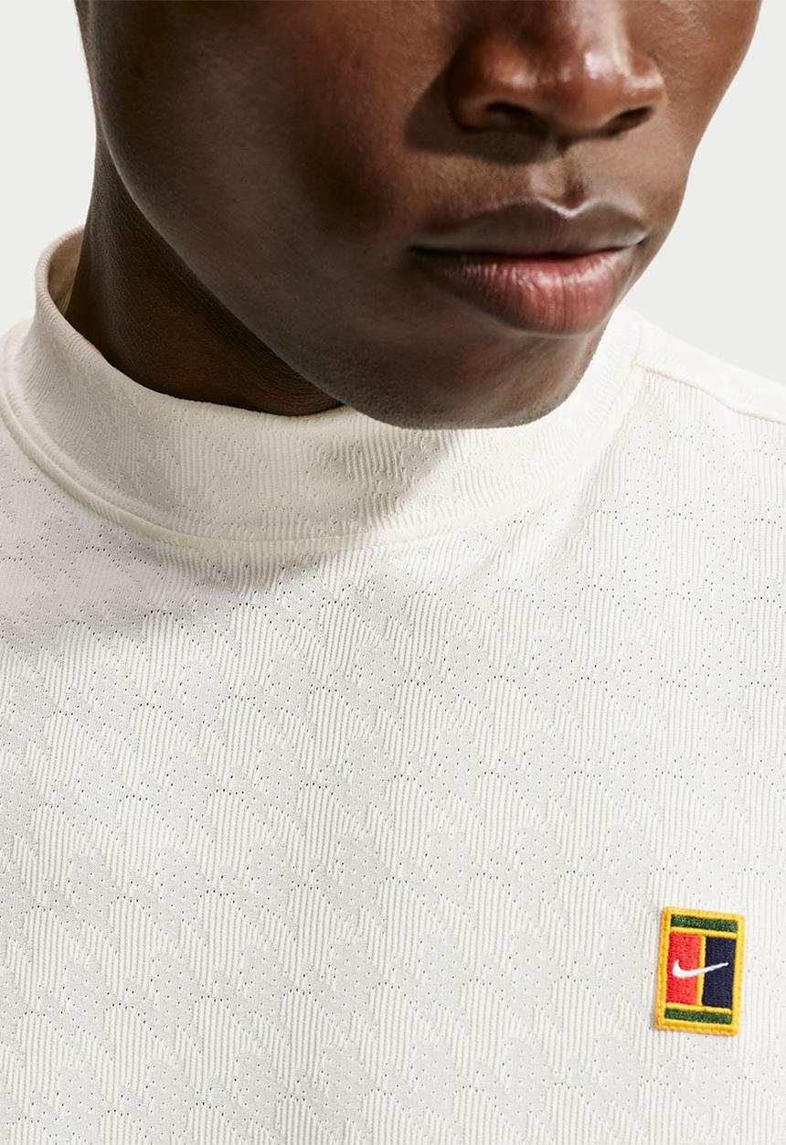 Nike - Club Rules Men's Aero-FIT Mock-Neck Top - Sail/Sail
