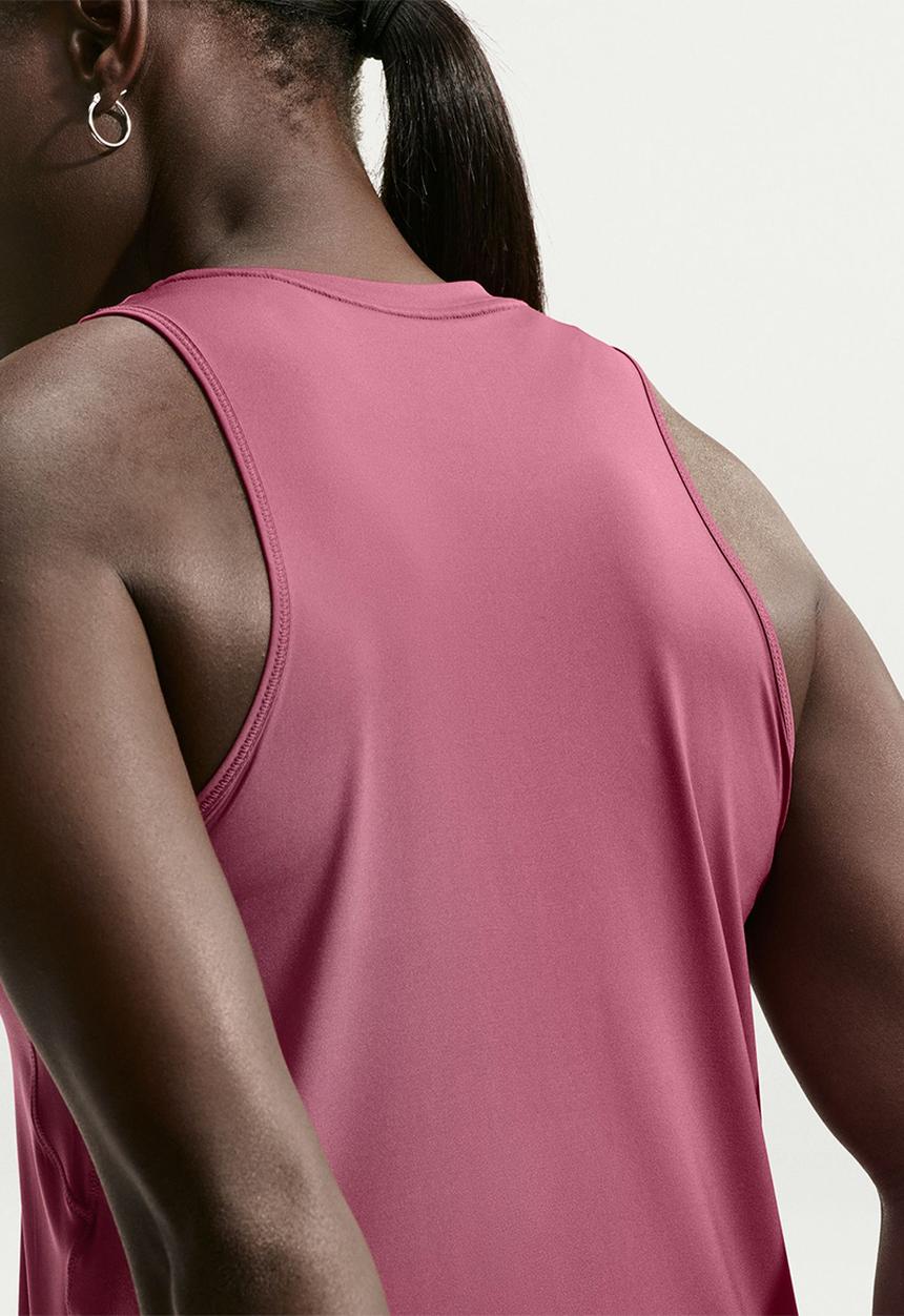 Nike - W Nk One Classic Df Tank - Pink Smoke/White