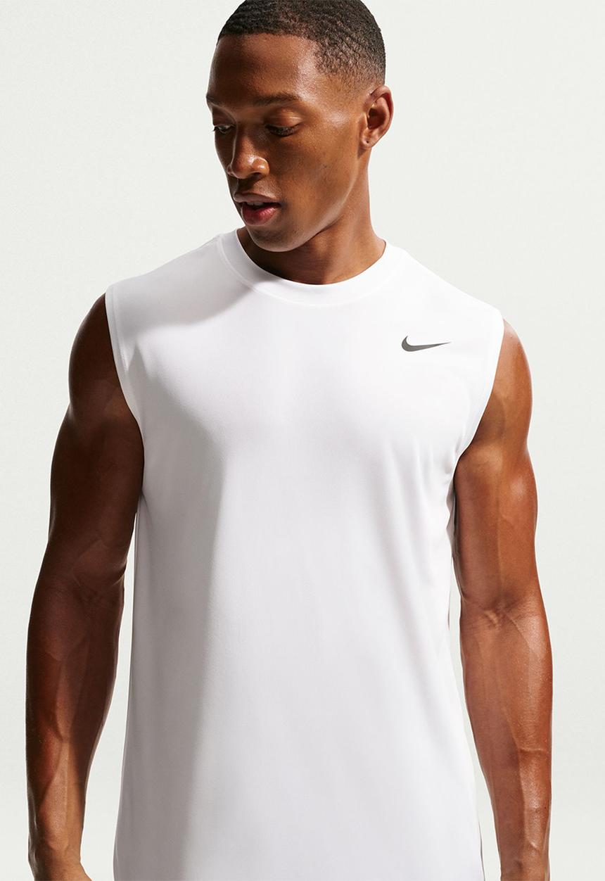 Nike - Dri-FIT Sleeveless Flex Training Top - White/Black