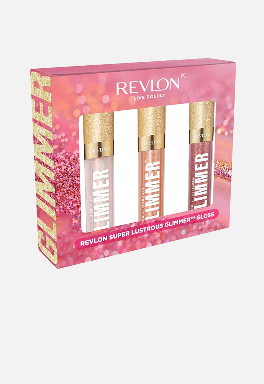 Revlon - Revlon Lip Kit - Glimmer Gloss Diamond Drama, Glazed Almond, Happy Hour Diamond Drama,Glazed Almond, Happy Hour