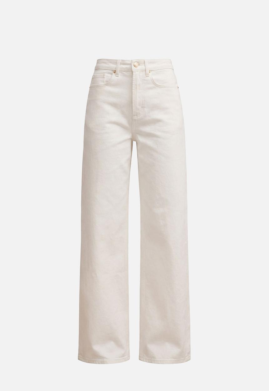Forever New - Nicki mid-rise straight jeans in off white