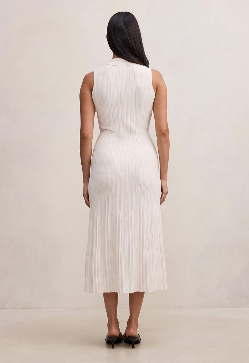 Forever New - Melanie knit midi dress in cream