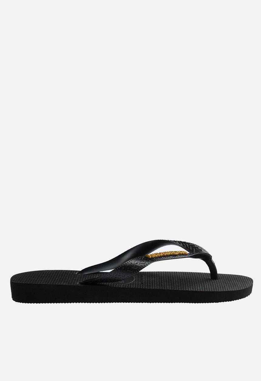 Havaianas - Top logo metallic black/black