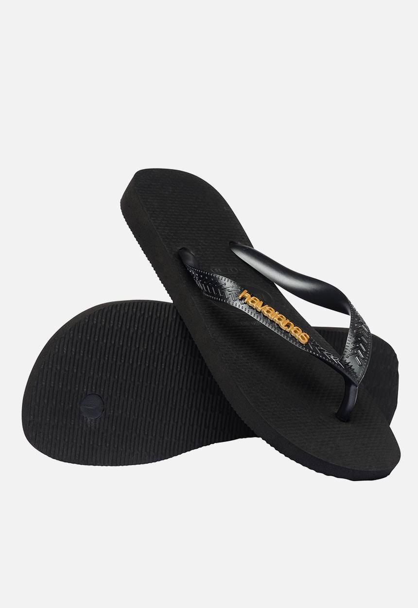 Havaianas - Top logo metallic black/black