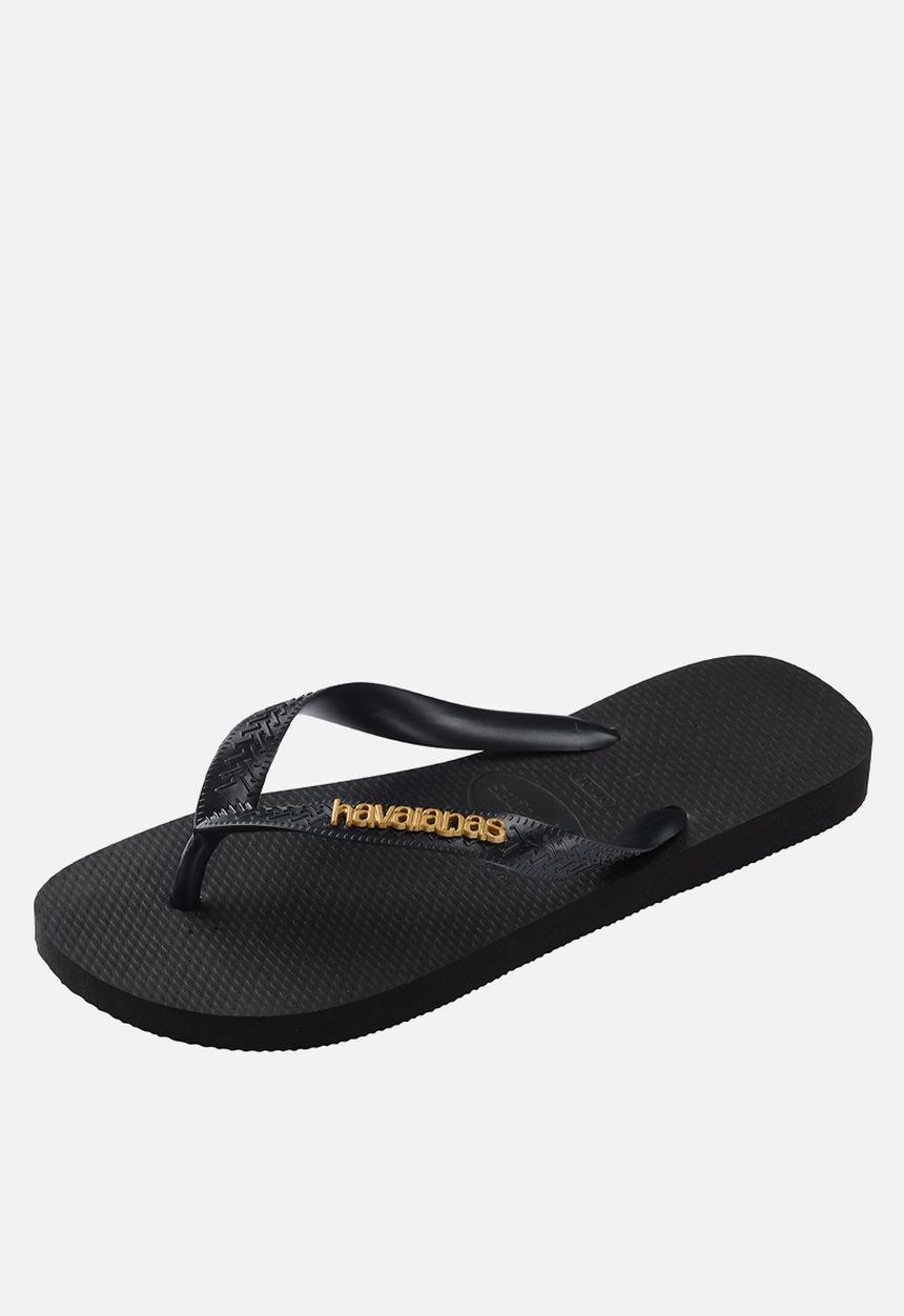 Havaianas - Top logo metallic black/black