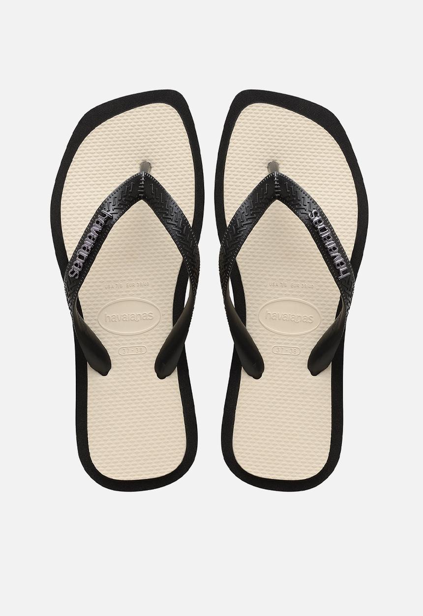 Havaianas - Top square fusion - black & beige