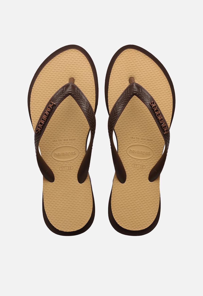 Havaianas - Point fusion dark brown/golden