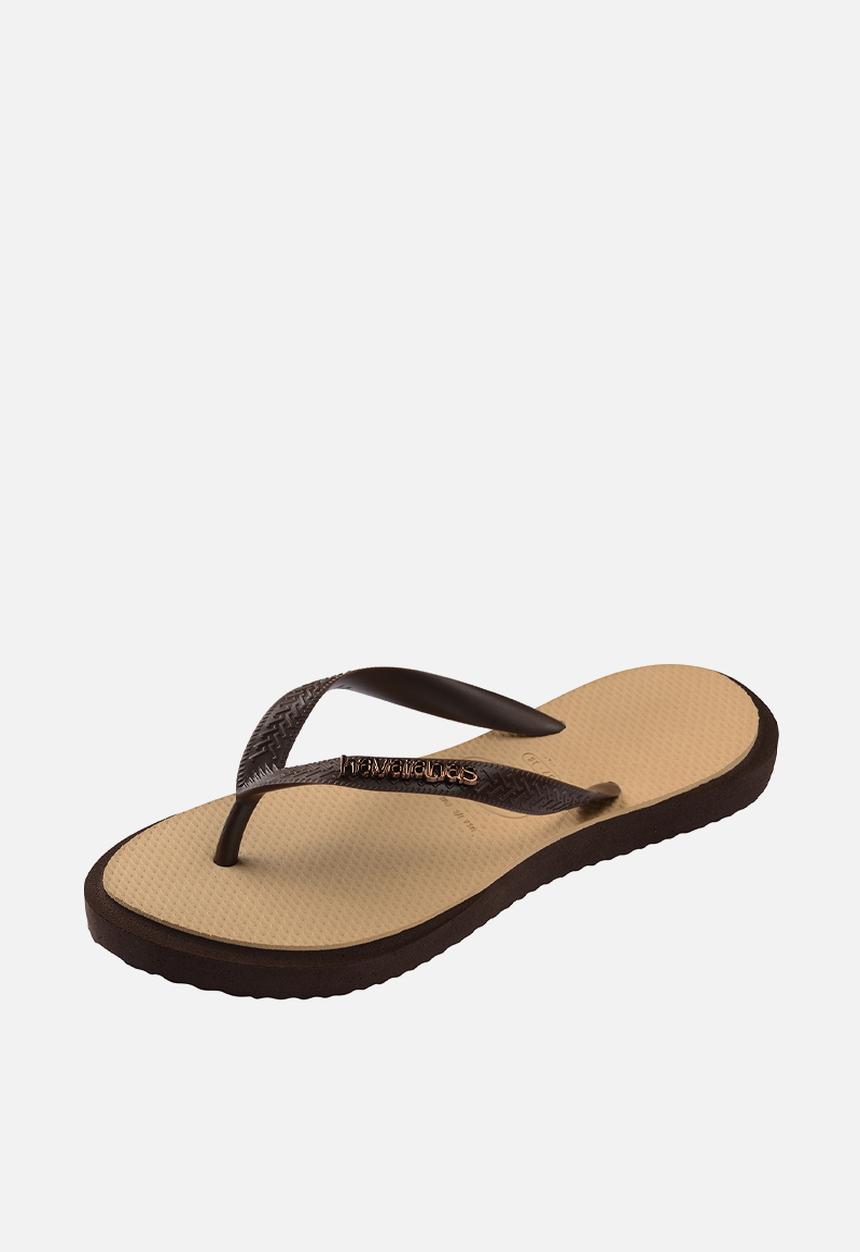 Havaianas - Point fusion dark brown/golden