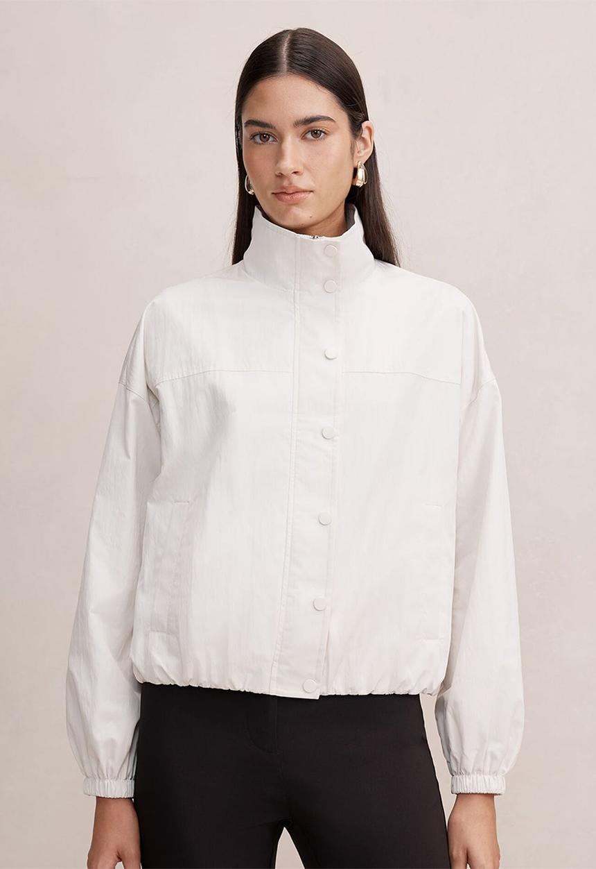 Forever New - Eliza windbreaker jacket in bone
