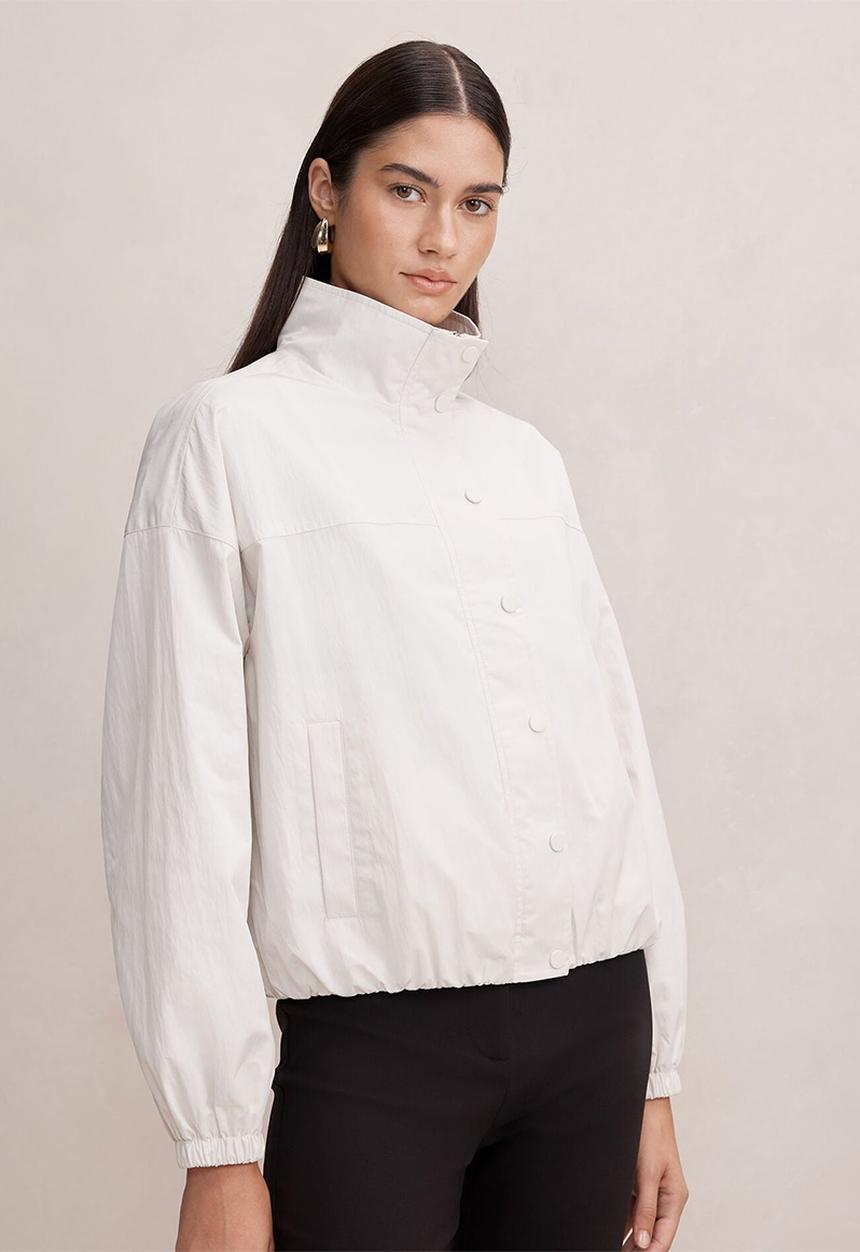 Forever New - Eliza windbreaker jacket in bone