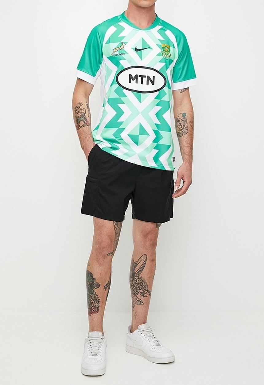 Nike - Springboks men's Stadium Fan Away Jersey -  white/hyper jade/black