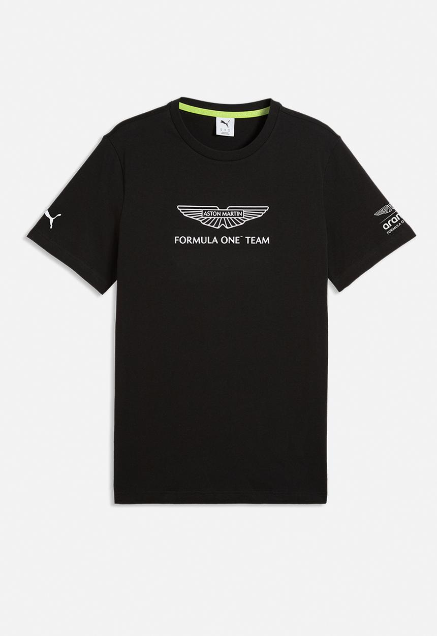 PUMA - AMF1 Essential Big Logo Tee (Regular)-Black
