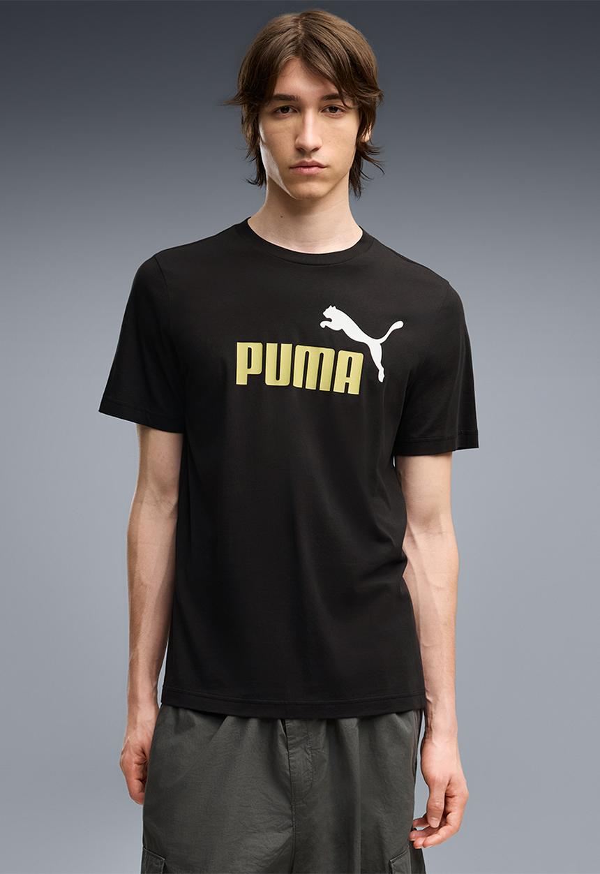 PUMA - ESS 2 COLOR No. 1 Logo Tee - Black