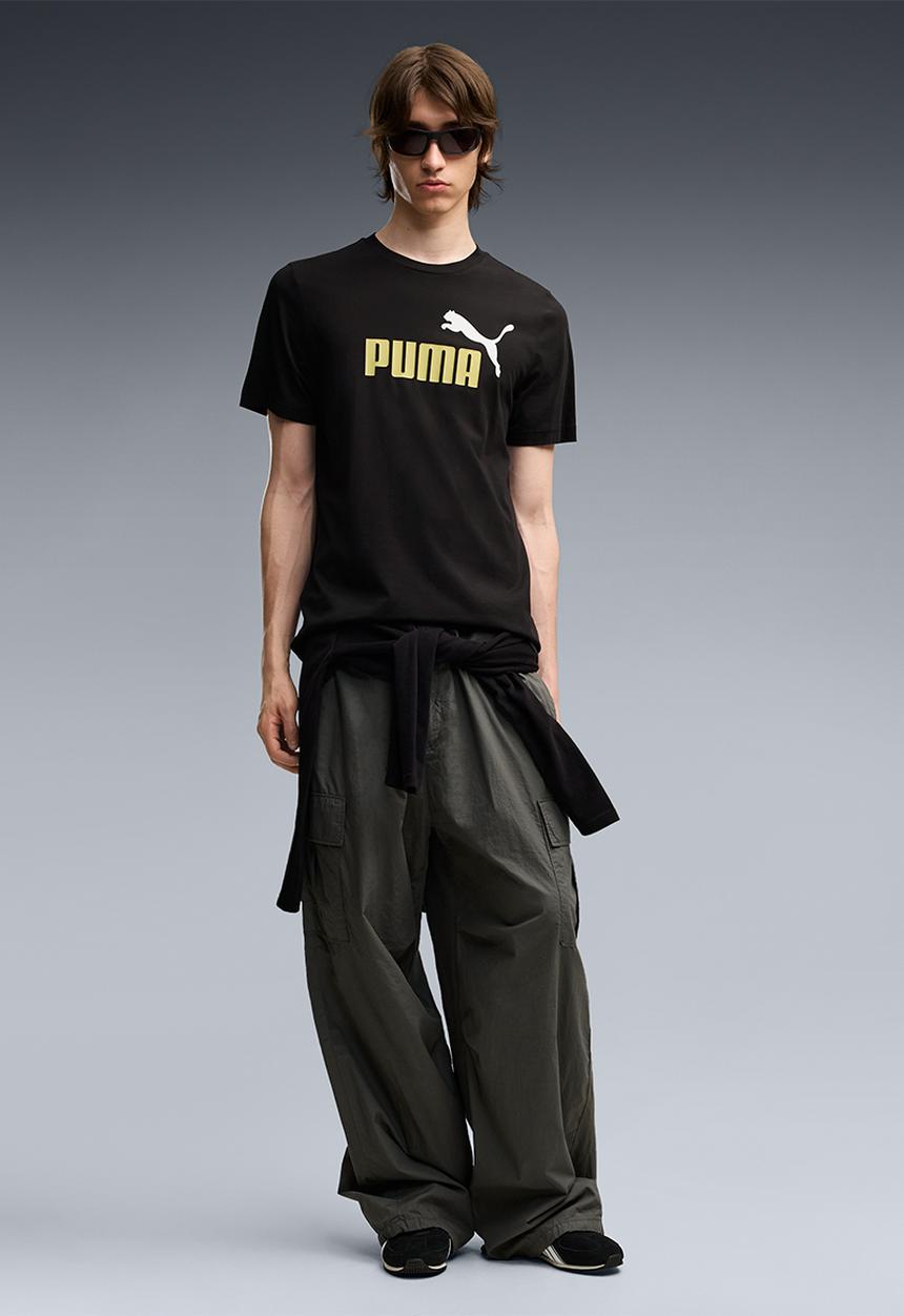 PUMA - ESS 2 COLOR No. 1 Logo Tee - Black