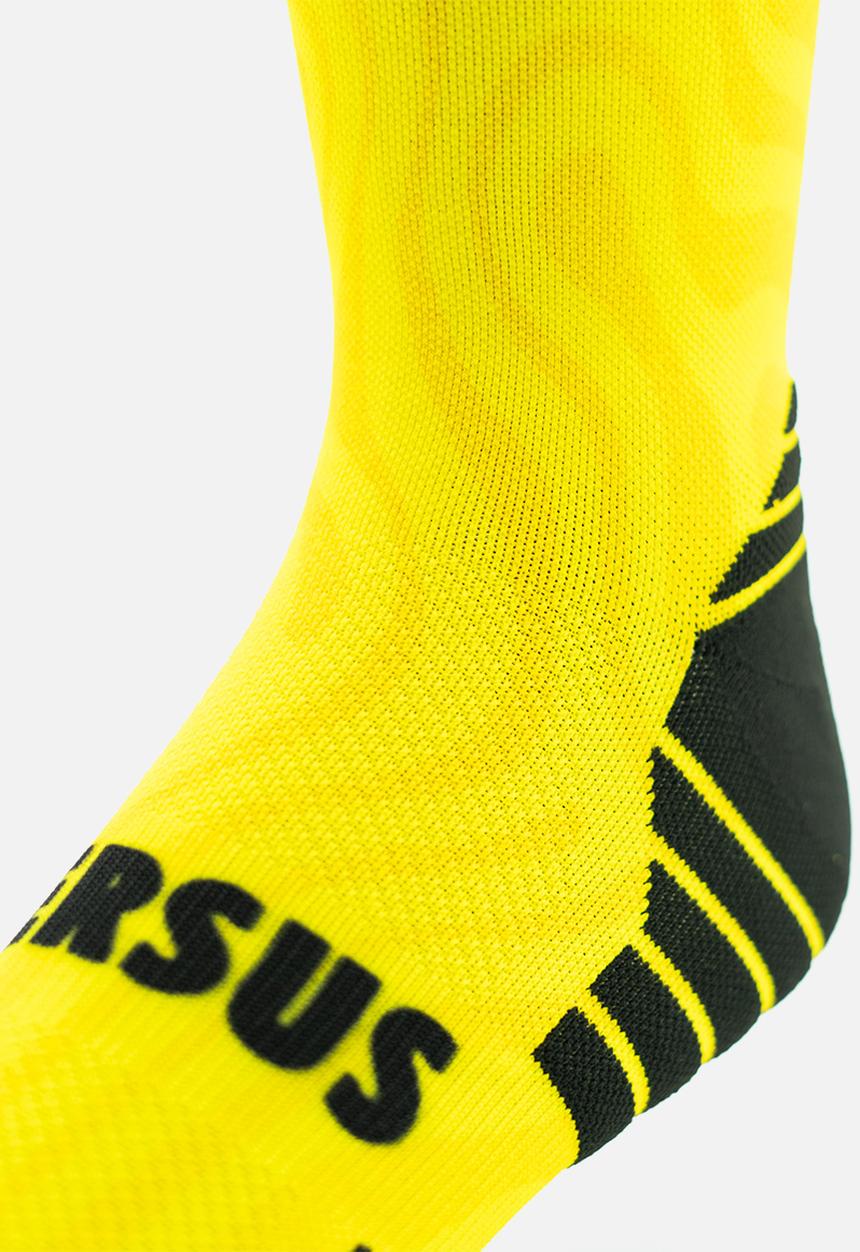 Versus - Smile Active Crew Socks - yellow