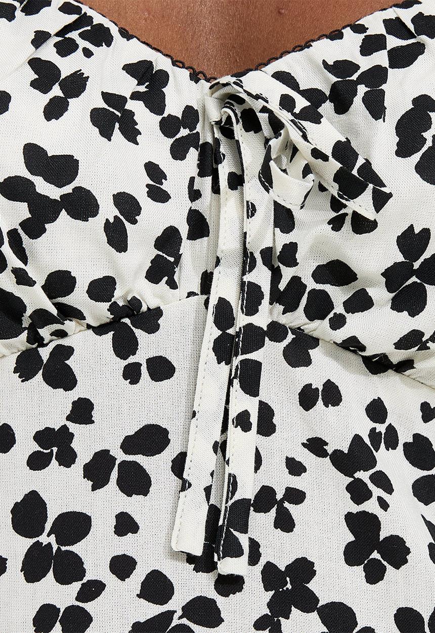 New Look - Maid midi - milk ditsy