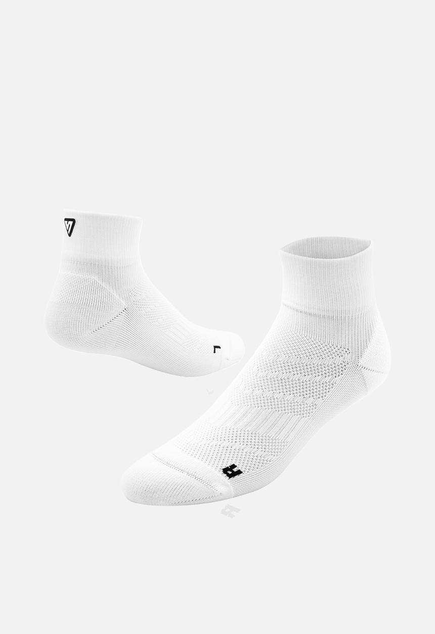 Versus - Running Quarter Socks - White