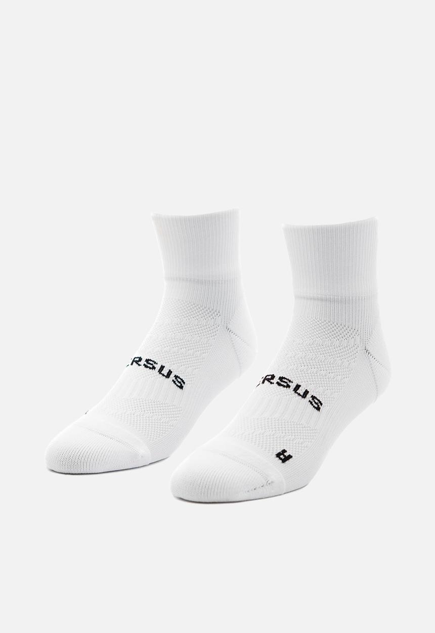 Versus - Running Quarter Socks - White