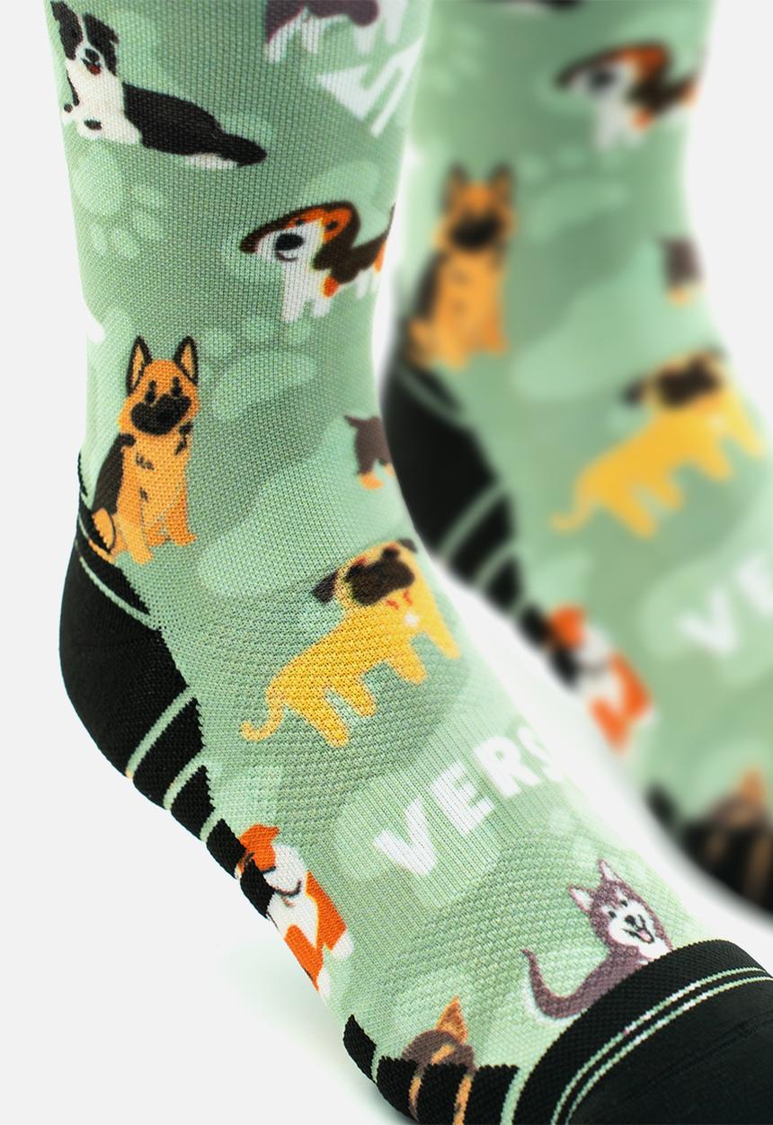 Versus - Dogs 2.0 Active Crew Socks - green