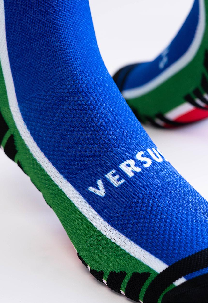 Versus - South Africa Flag Active Crew Socks - multi