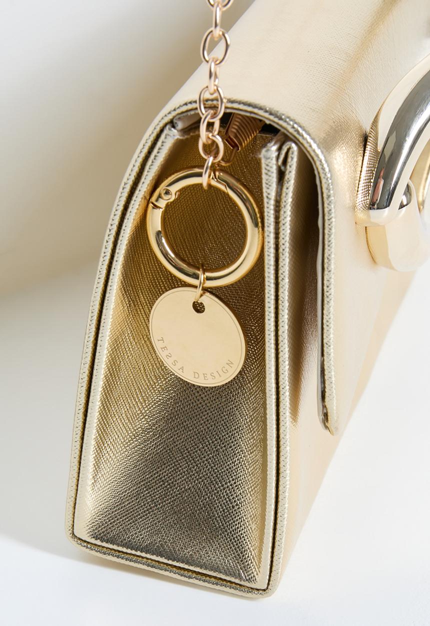 Tessa Design - Unity Clasp Evening Bag - Gold