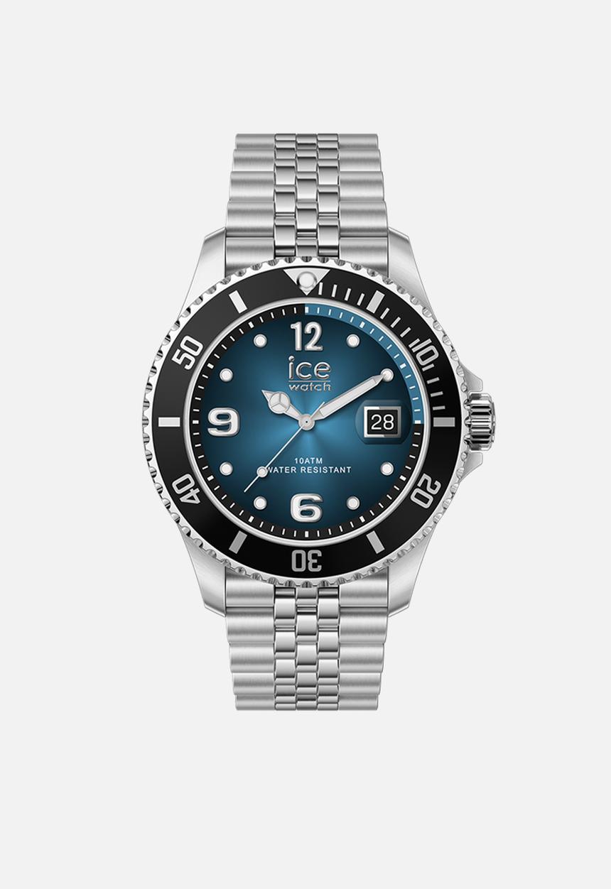 ICE Watch - ICE steel - 5 links - 41mm - 3H - Ocean blue silver