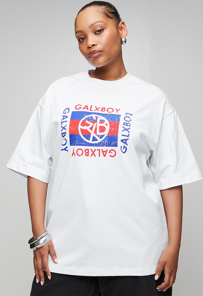 GALXBOY - Vintage 2.0 T-shirt - white