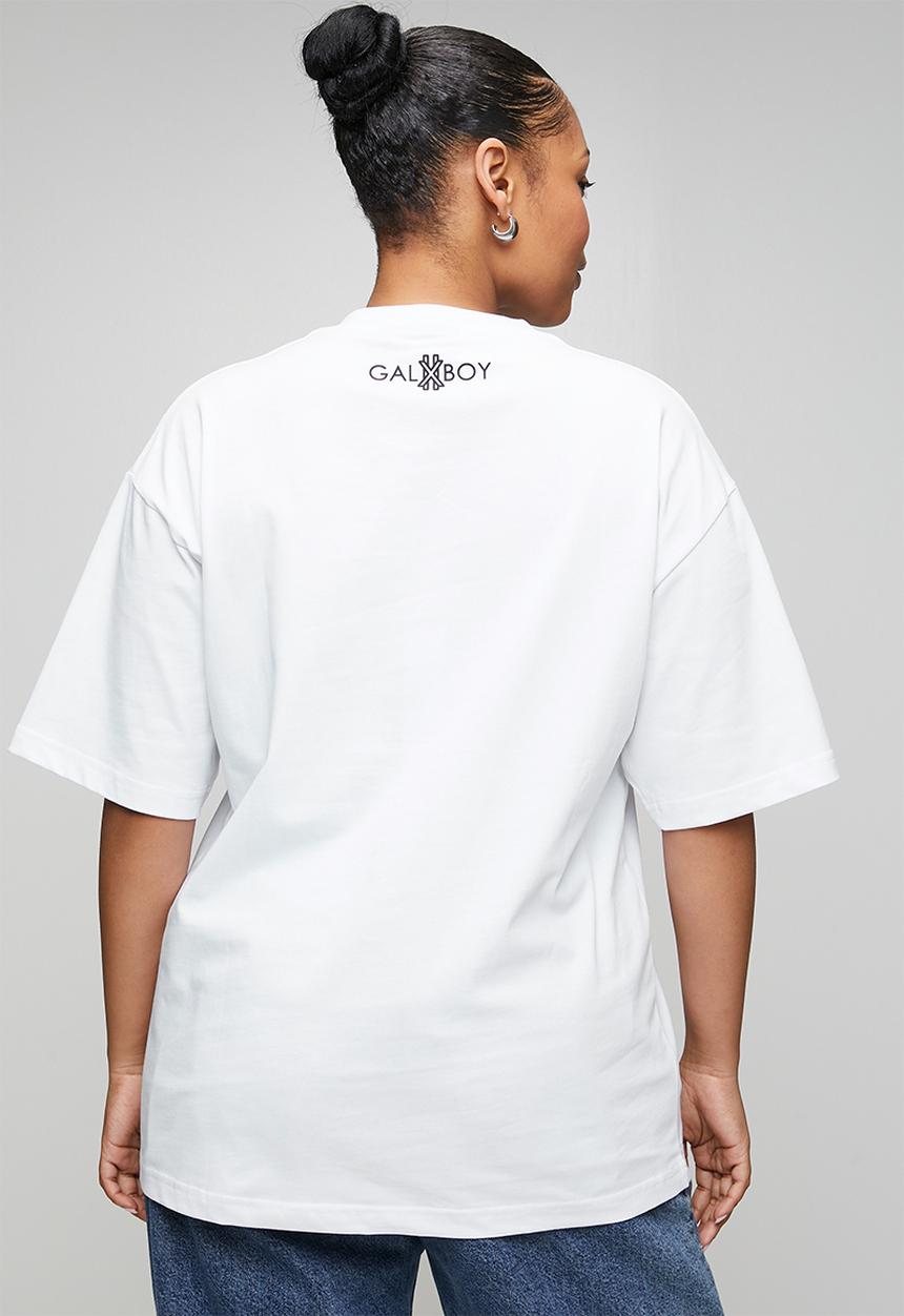 GALXBOY - Gg garden t-shirt  - white