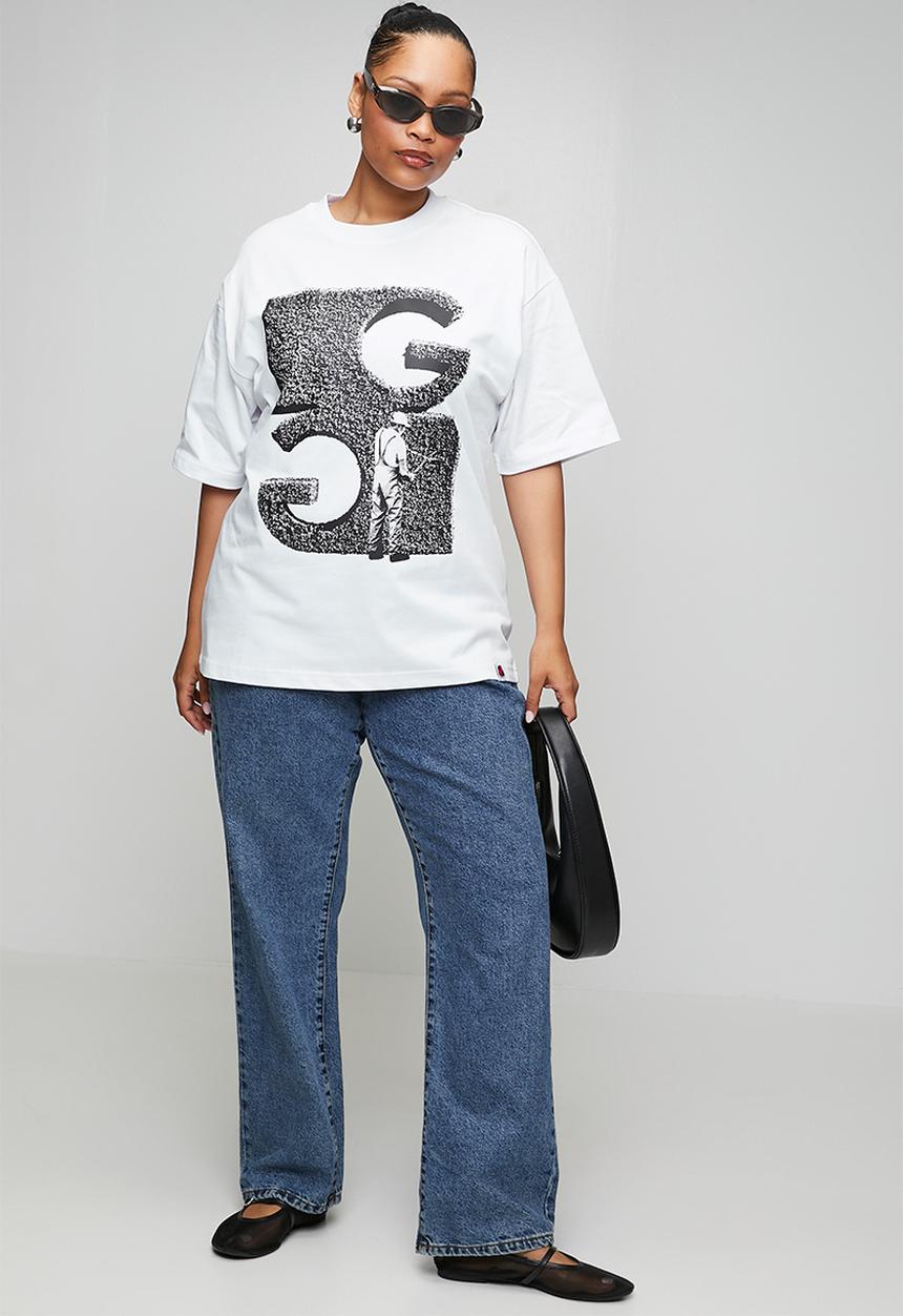 GALXBOY - Gg garden t-shirt  - white