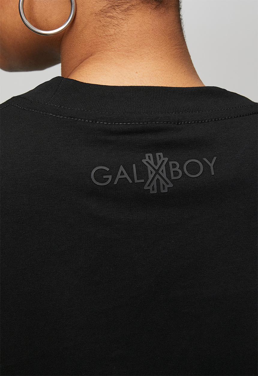 GALXBOY - MINI GG T-SHIRT - BLACK
