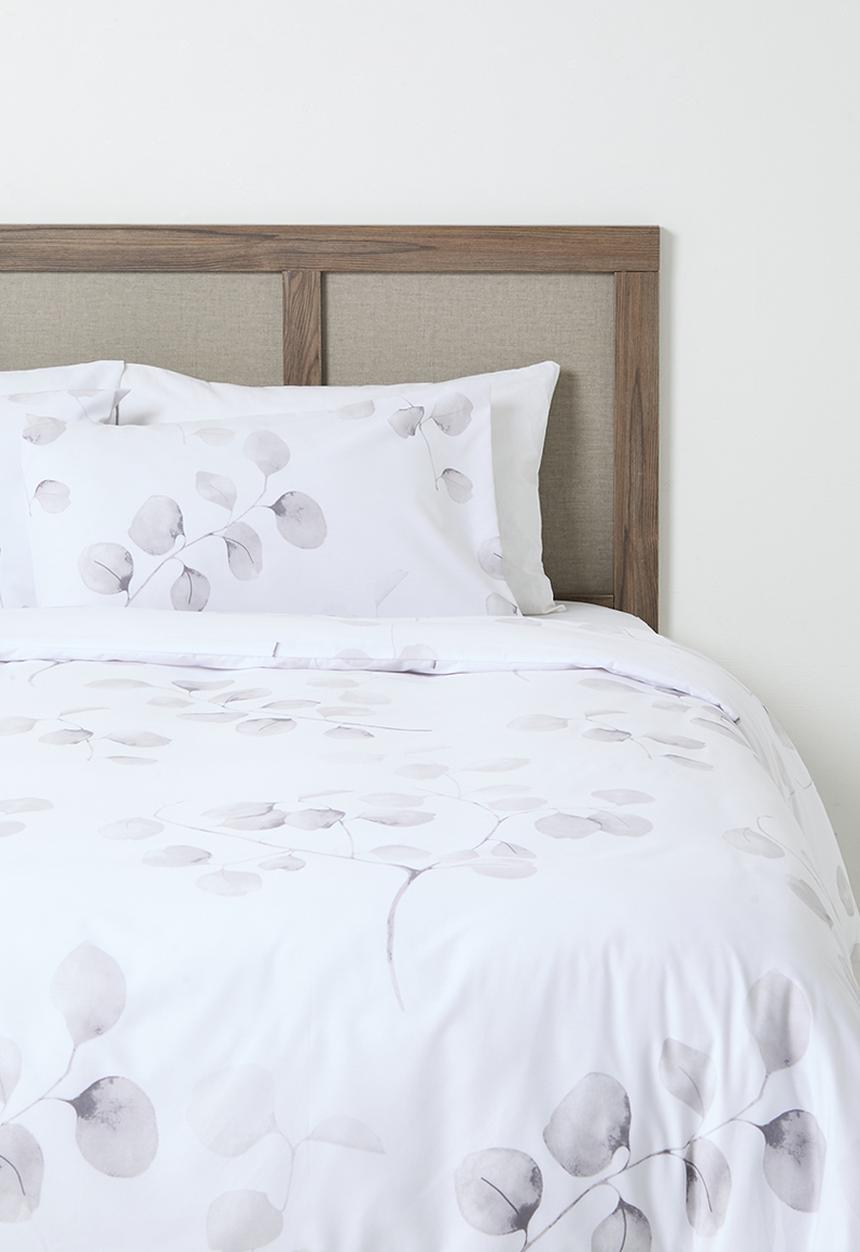 Horrockses - Mono Leaf Duvet Cover Set