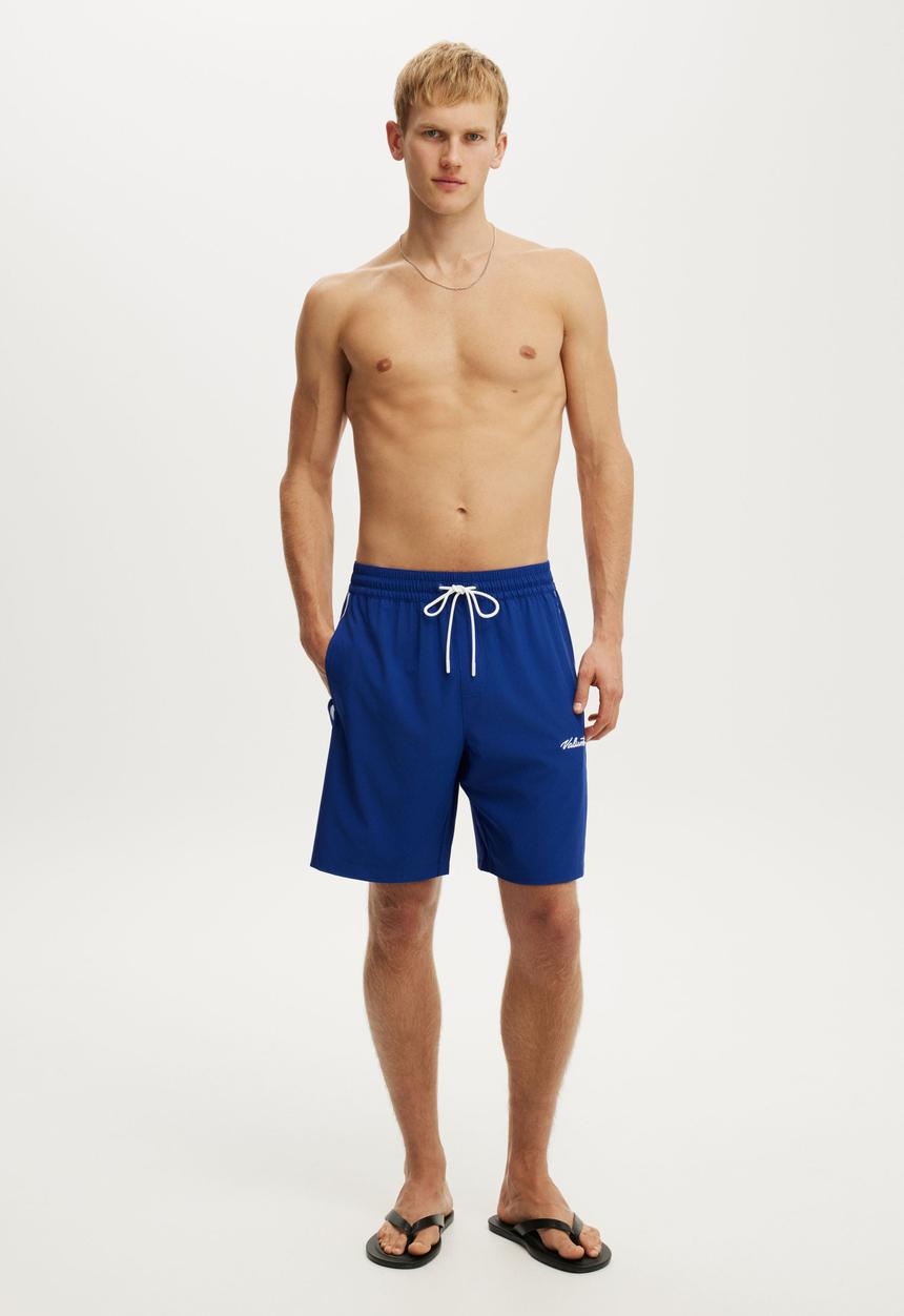 Cotton On - Baggy Swim Short - Royal Blue Panel