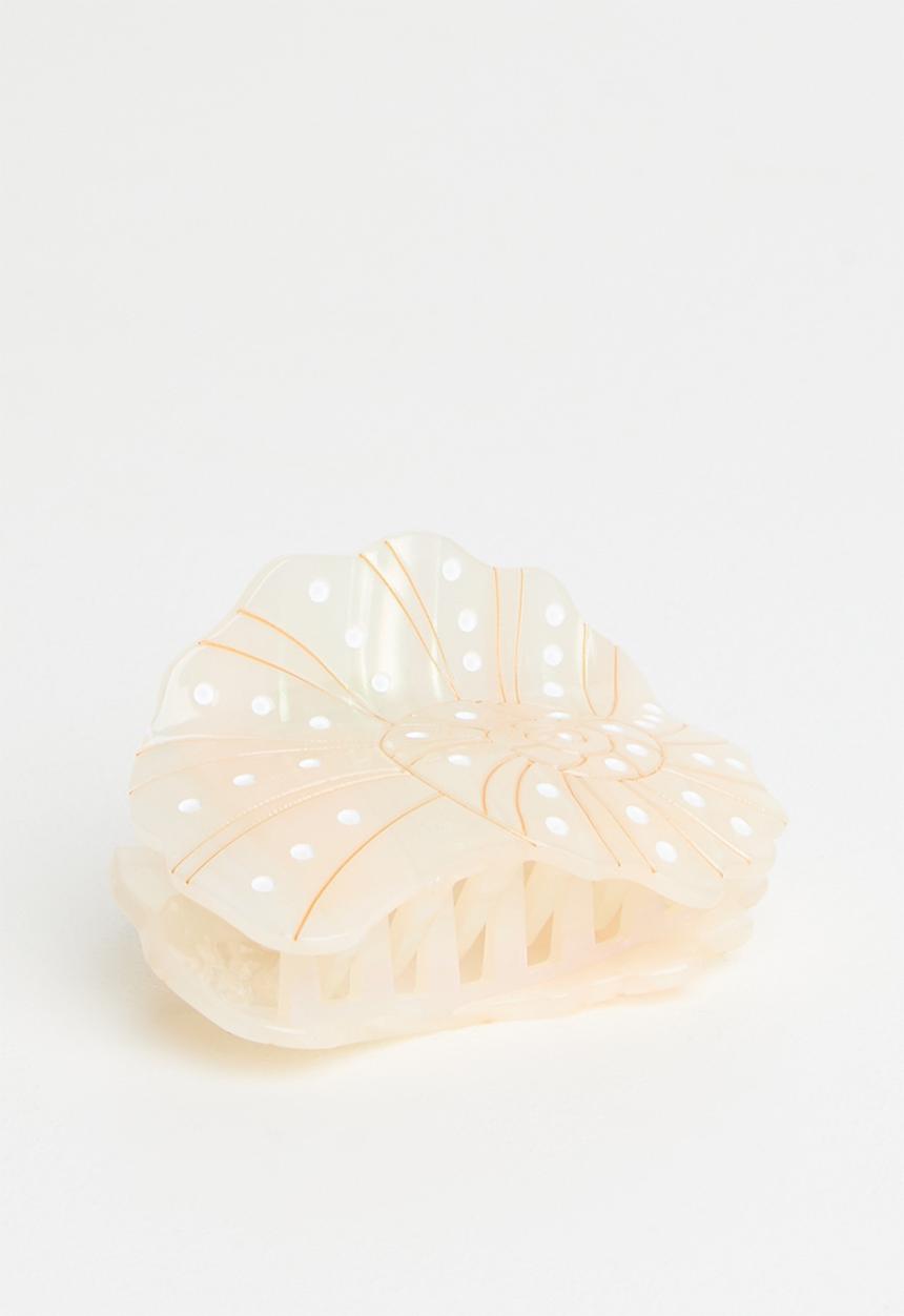 Tessa Design - Presley Pearl Shell Claw Clip - Cream