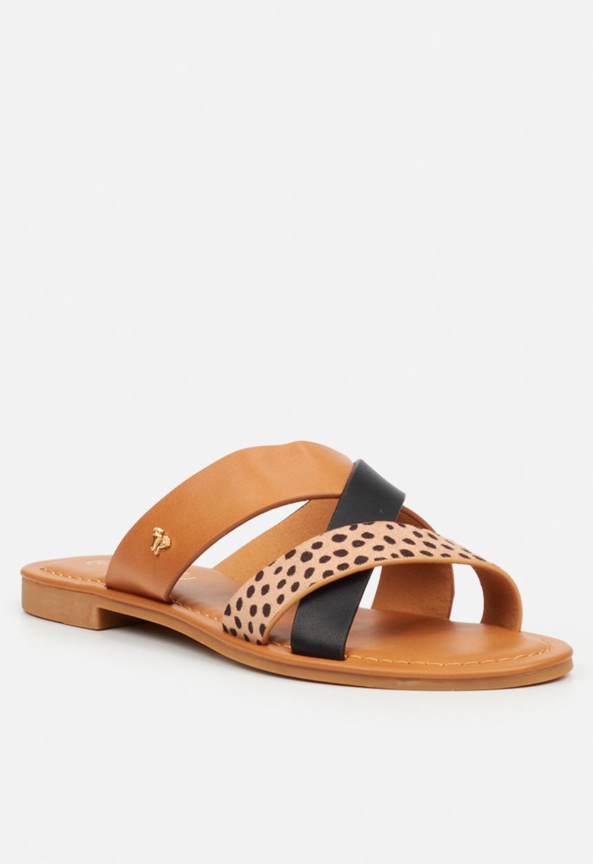 Butterfly Feet - Palms 1 slide - black