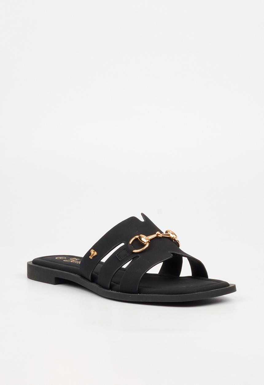 Butterfly Feet - Bianca 1 slide - black