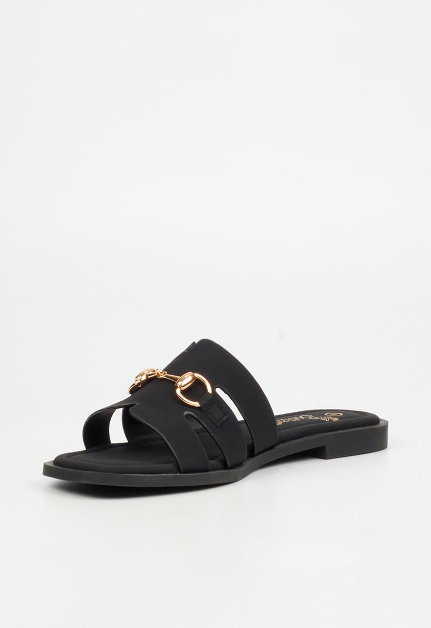 Butterfly Feet - Bianca 1 slide - black