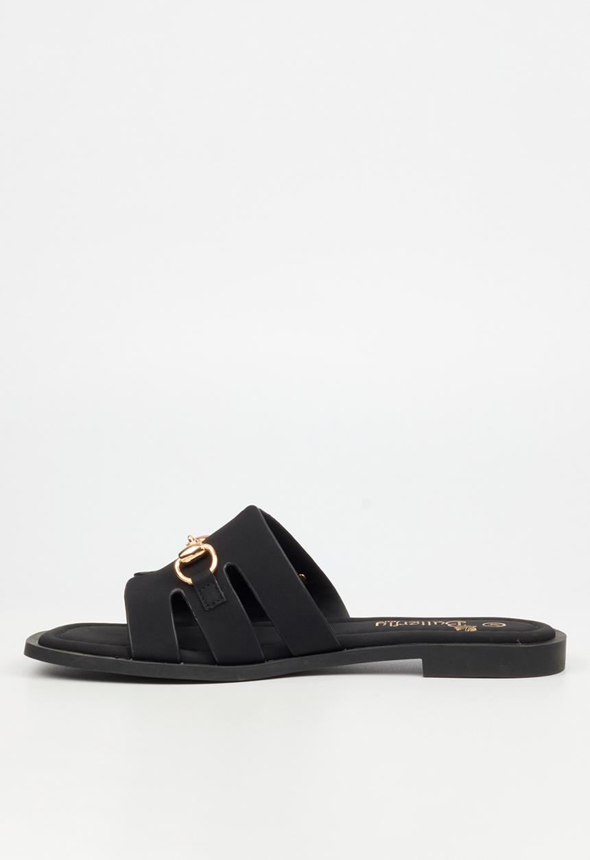 Butterfly Feet - Bianca 1 slide - black