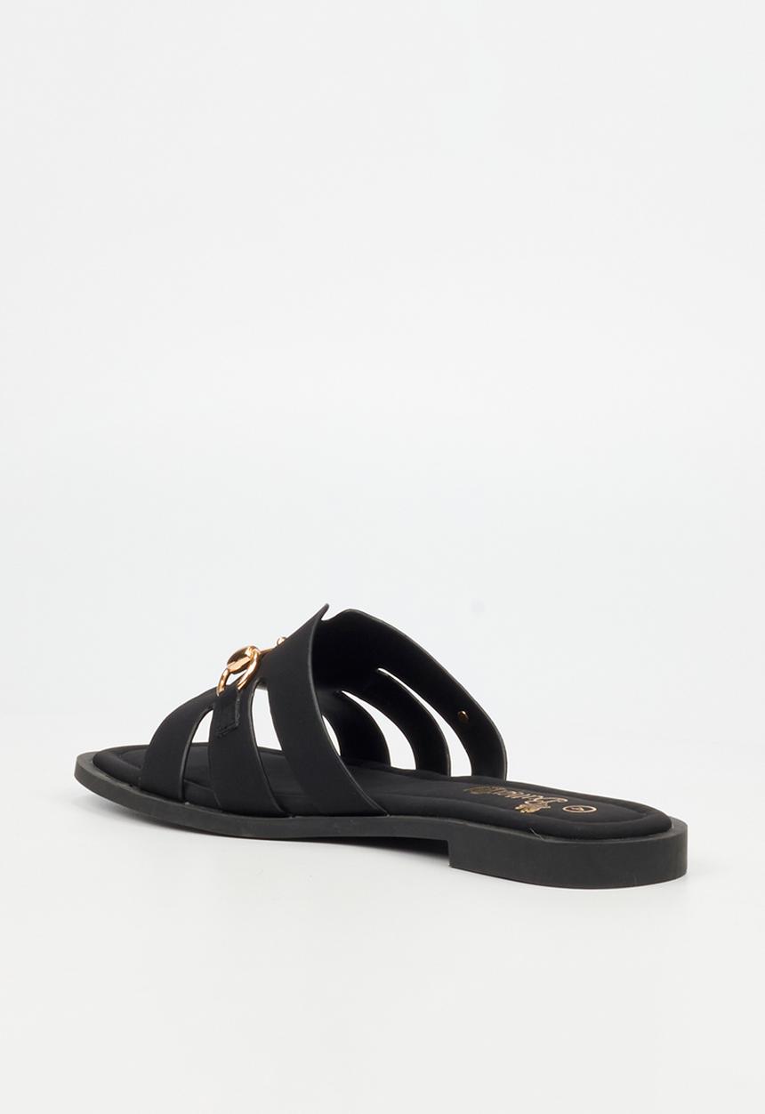 Butterfly Feet - Bianca 1 slide - black