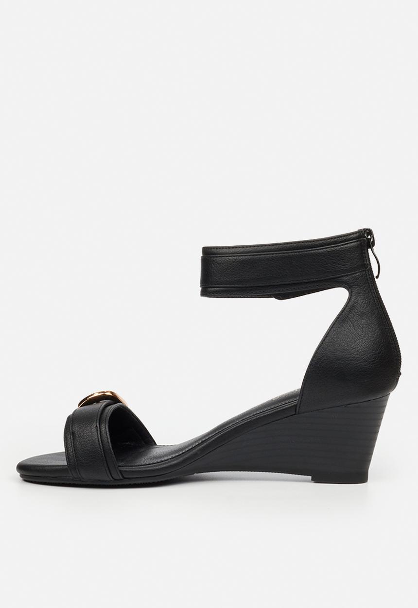 Butterfly Feet - Shani 16 wedge heel - black