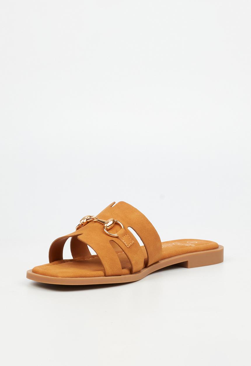 Butterfly Feet - Bianca 1 slide - chocolate
